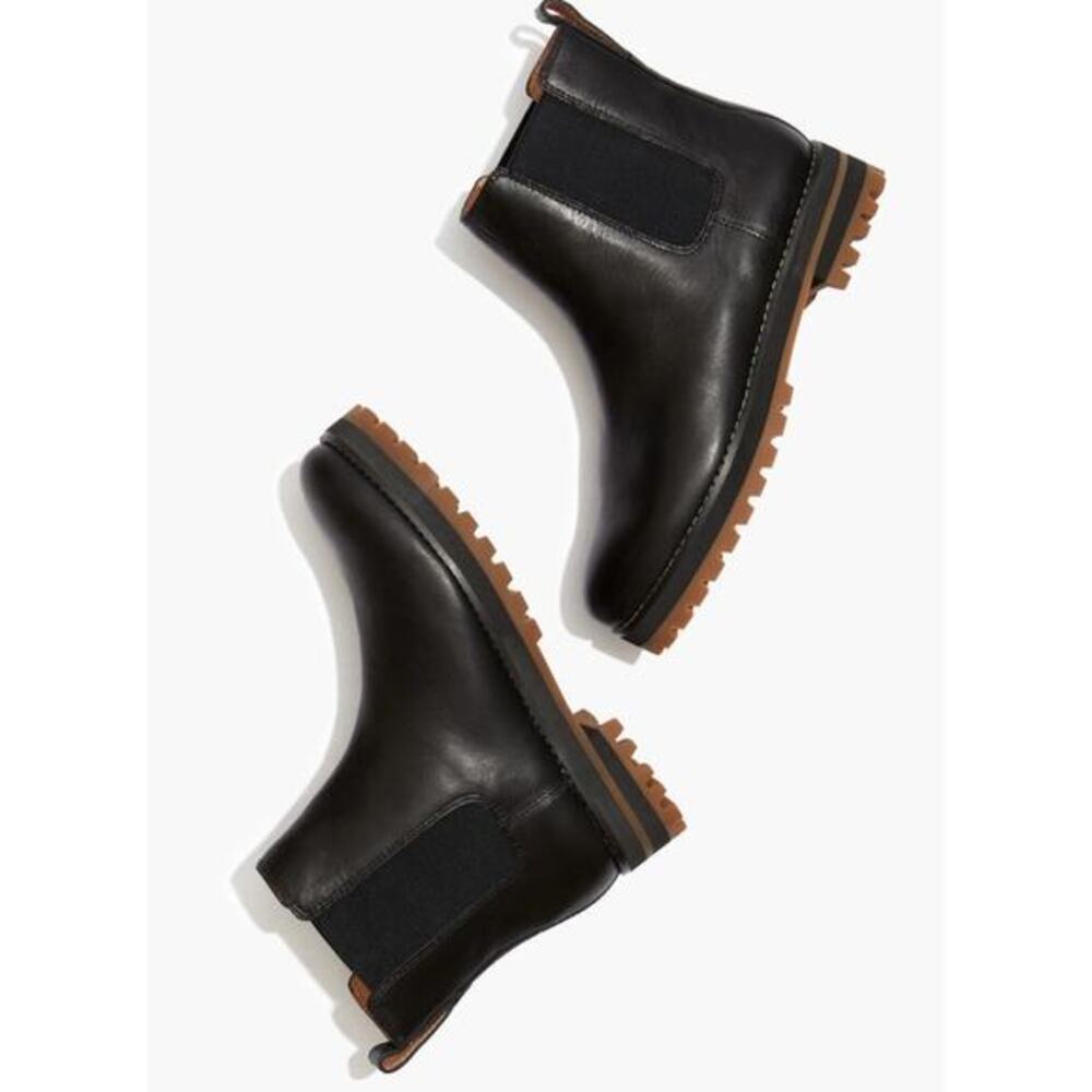 Madewell The Ivy Chelsea‎ Boot in Leather black